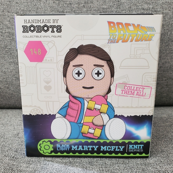 Handmade By Robots Marty McFly Black Light FANEXPO Limited Edition Knit series - Picture 2 of 6